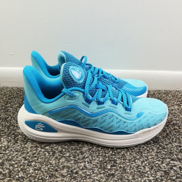 Under Armour Curry Flow 11 GS “MOUTHGUARD” Basketball Shoes 3027830-400 Mens 7 - Picture 1 of 8